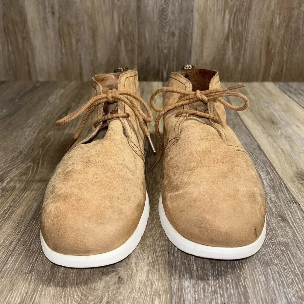UGG Freamon Men's 11 Brown Beige Suede Chukka Ankle Boots Shoes Lace Up 1007645
